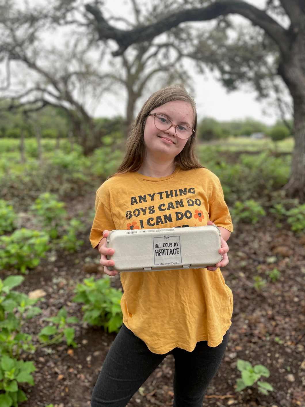 1 dozen Hill Country Pasture Eggs--Rainbow